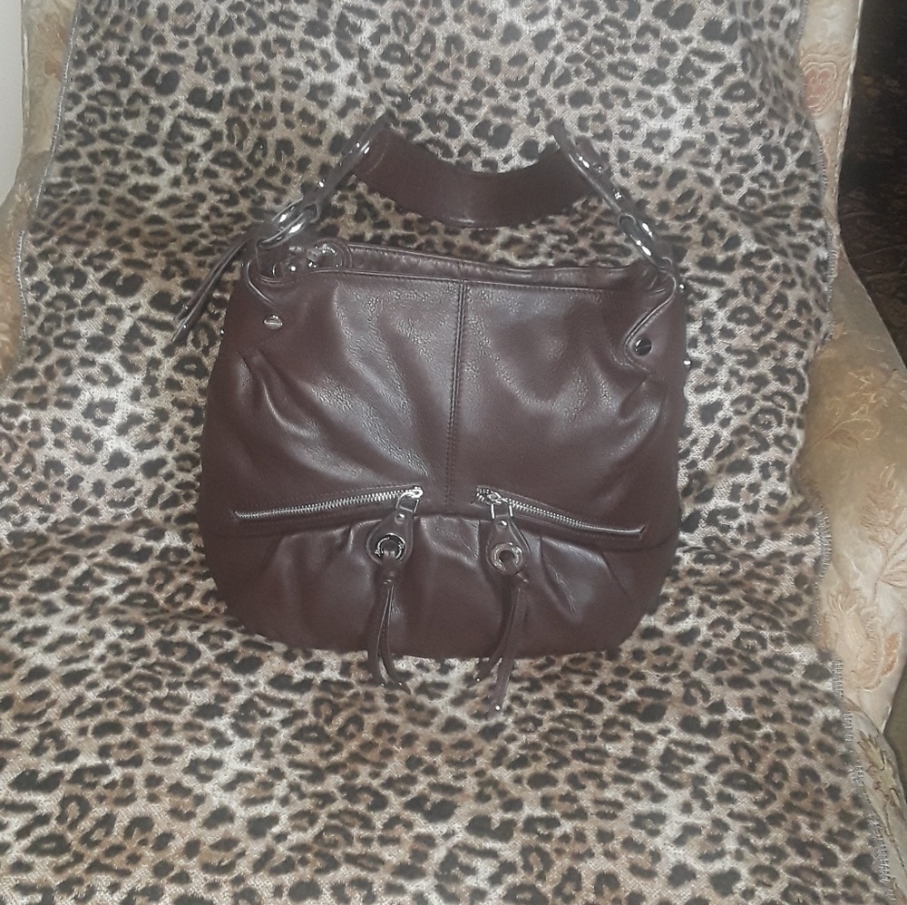 TODAY SPECIAL - Makowsky Brown Leather Purse Large